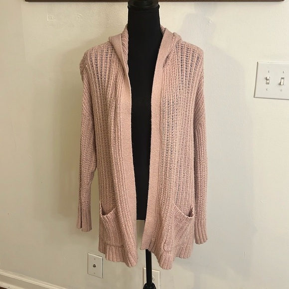 American Eagle Outfitters Sweaters - American Eagle Outfitters Long Line Open Front Cardigan W/Pockets, Sz. L.